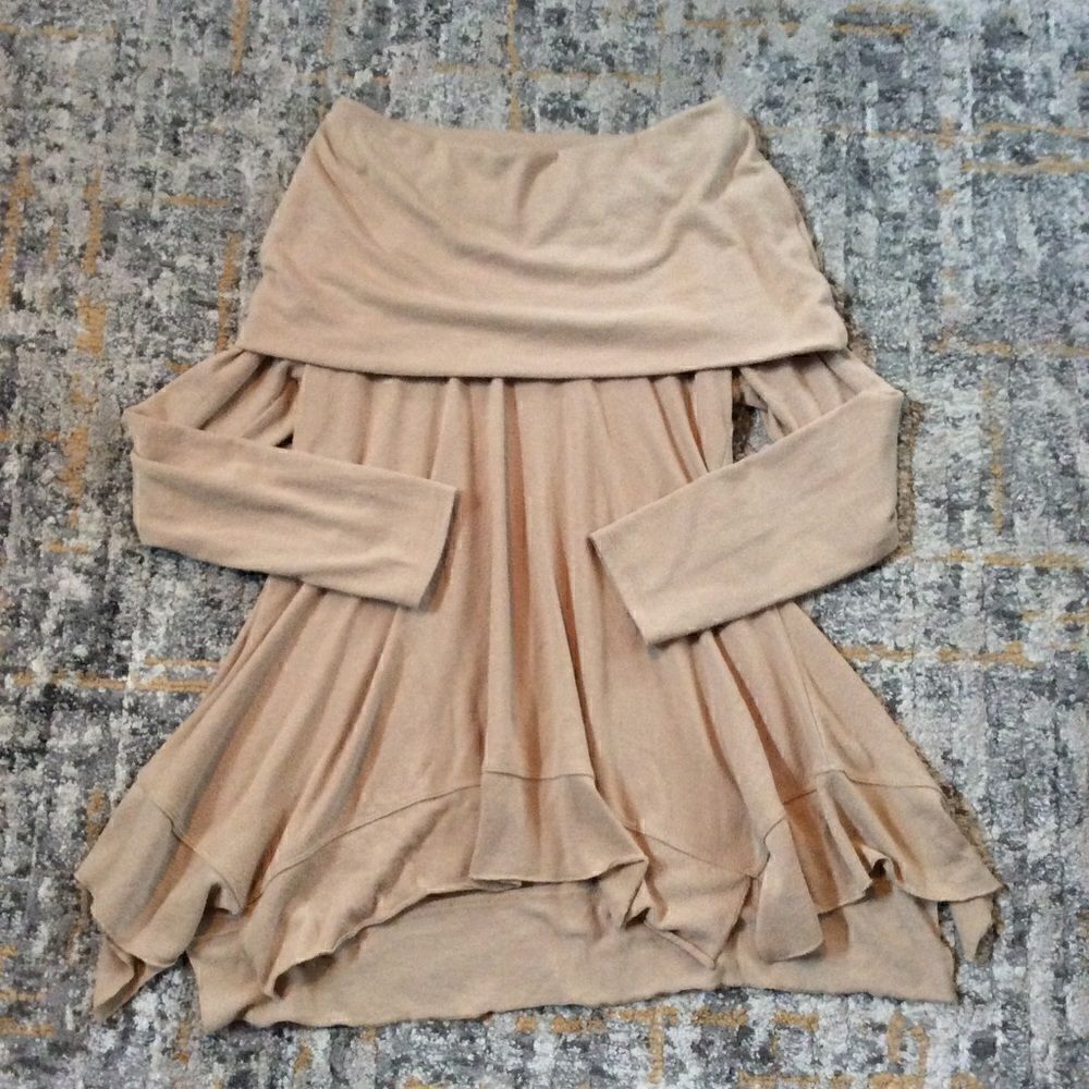 SOFT SURROUNDINGS OFF SHOULDER KNIT TOP! EUC! PM